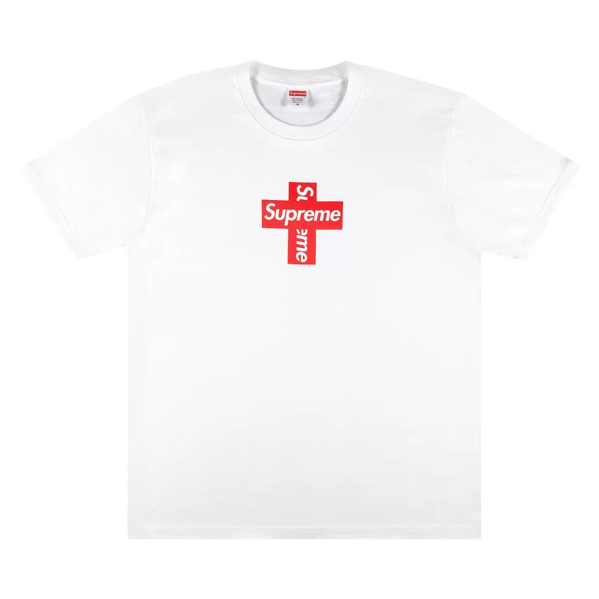 Supreme Cross Box Logo Tee 'White'