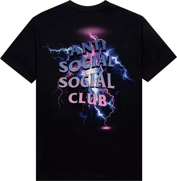 Anti Social Social Club Bolt From The Blue Tee 'Black'