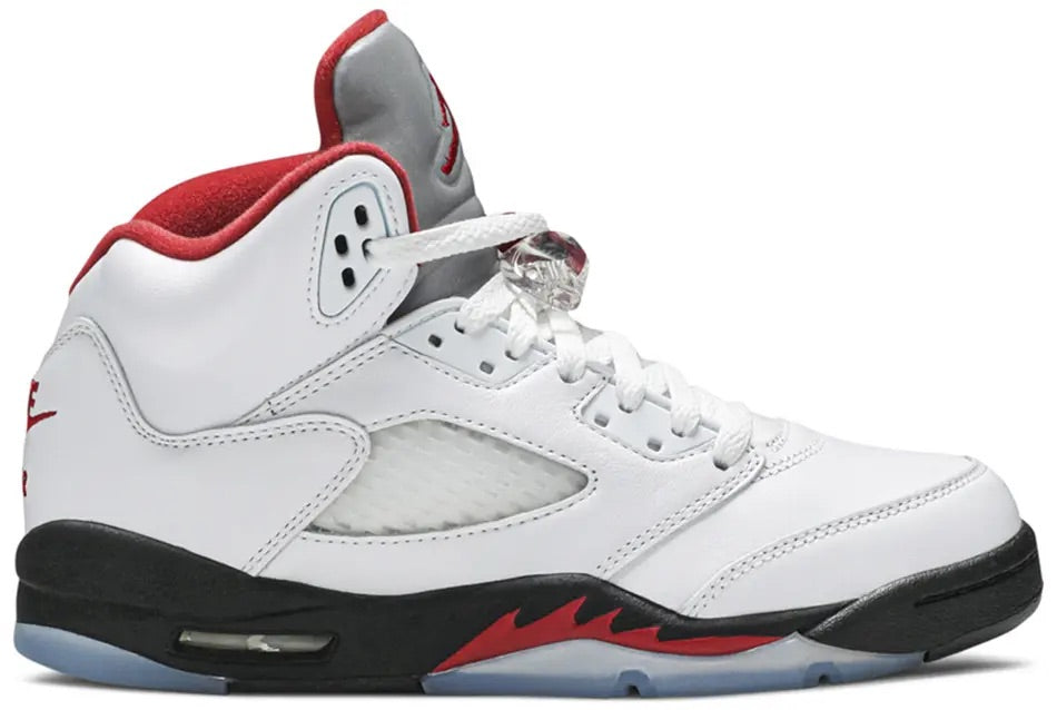 Jordan 5 Retro Fire Red Silver Tongue (2020) (GS) - 440888-102