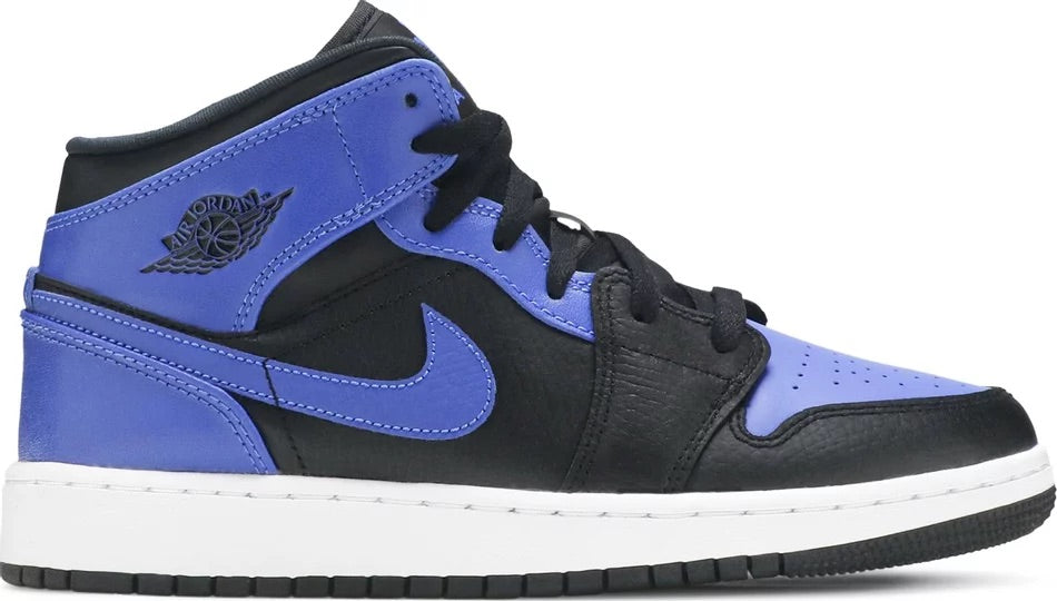 Jordan 1 Mid Hyper Royal (GS) - 554725-077