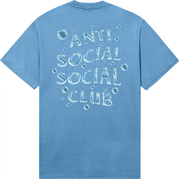 Anti Social Social Club Bubble Logo Tee - Aquatic Blue