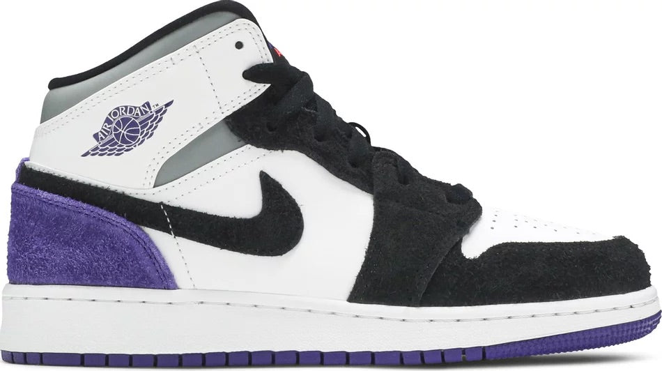 Jordan 1 Mid SE Purple (GS) - BQ6931-105