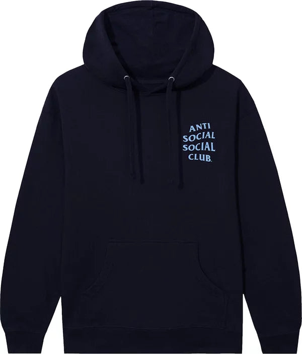 Anti Social Social Club Zig-Zag Hoodie - Navy