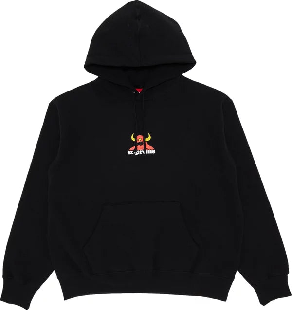 Supreme - x Toy Machine Hooded Sweatshirt 'Black'