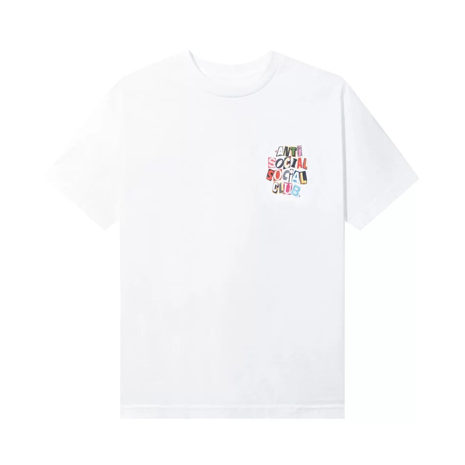 Anti Social Social Club Tee - Torn Pages Of Our Story 'White'