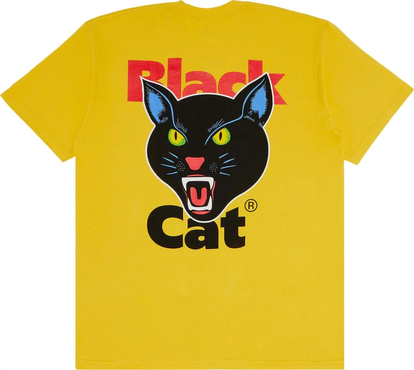 Supreme Black Cat Tee 'Yelllow'