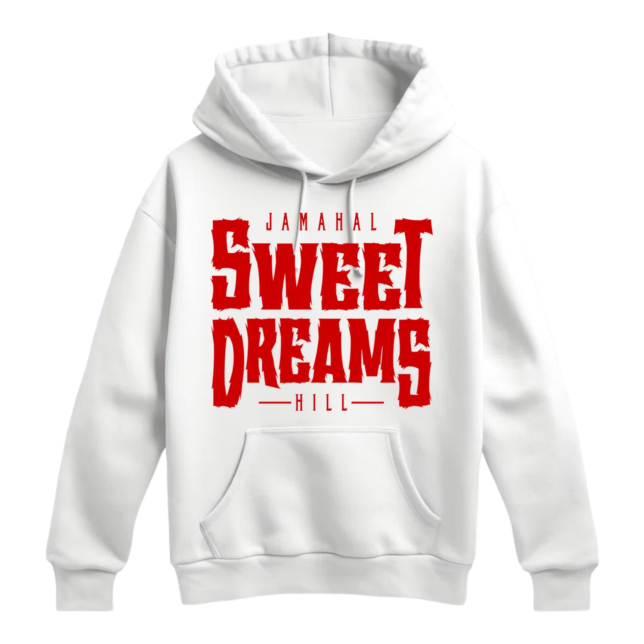 Jamahal Hill "SWEET DREAMS" Hoodie - White/Red