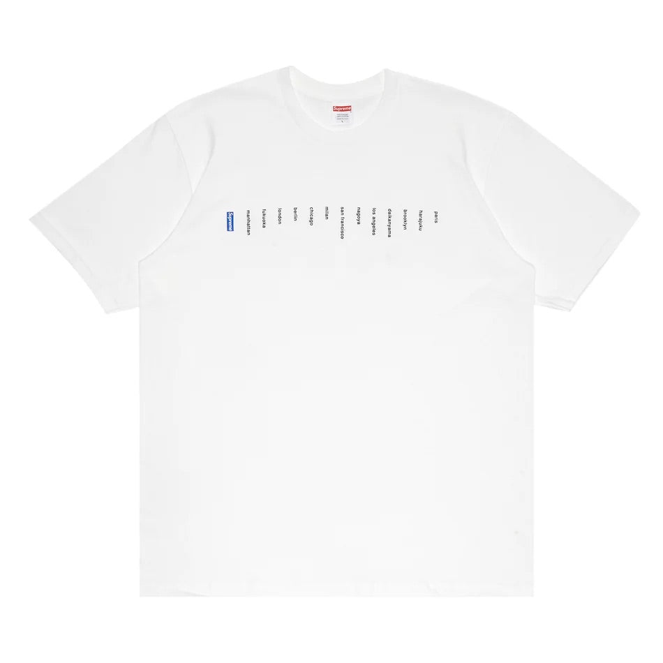 Supreme - Location Tee 'White'