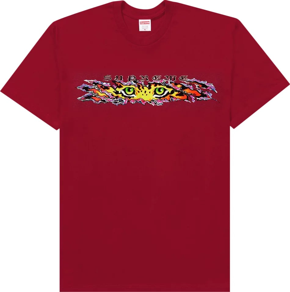 Supreme - Eyes Tee 'Cardinal'