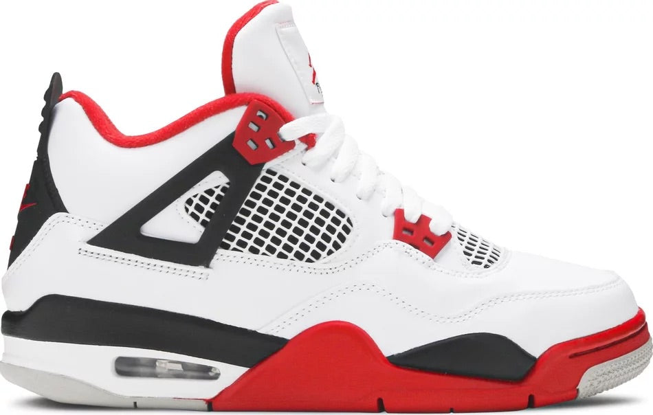 Jordan 4 Retro Fire Red (2020) (GS) - 408452-160