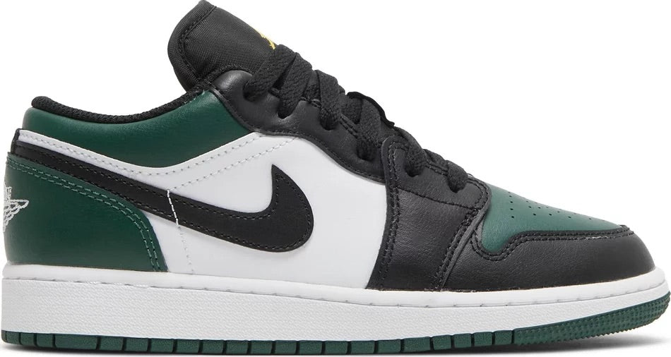 Jordan 1 Low Green Toe (GS) - 553560-371