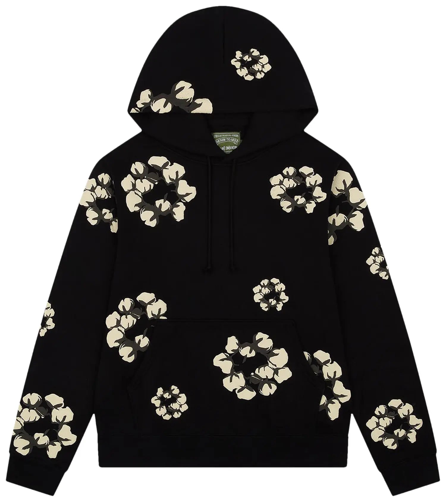 Denim Tears x CPFM Cactus Tears Wreath Hoodie Black