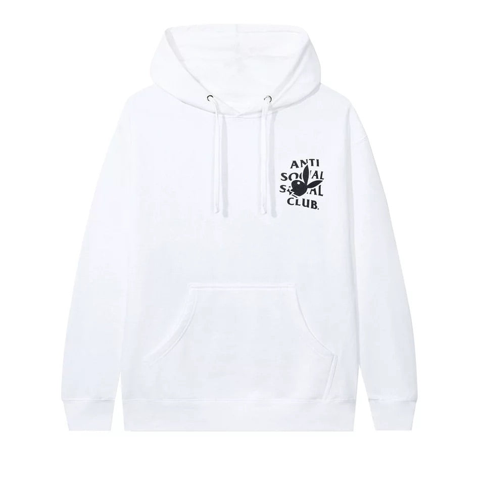 Anti Social Social Club - Playboy Bunny Logo Hoodie White 'White'