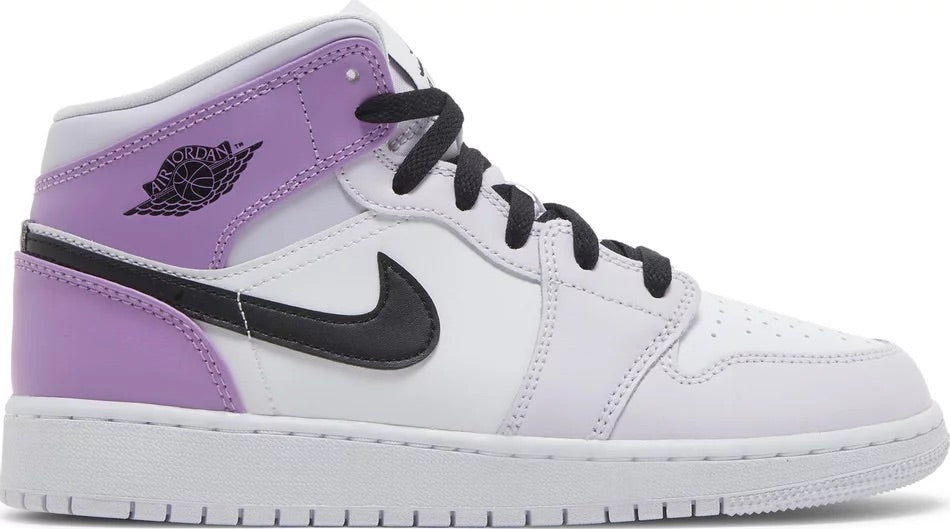 Jordan 1 Mid Barely Grape (GS) - DQ8423-501