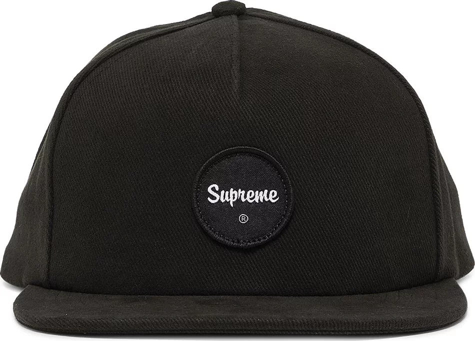 Supreme Twill Patch 5-Panel - Black