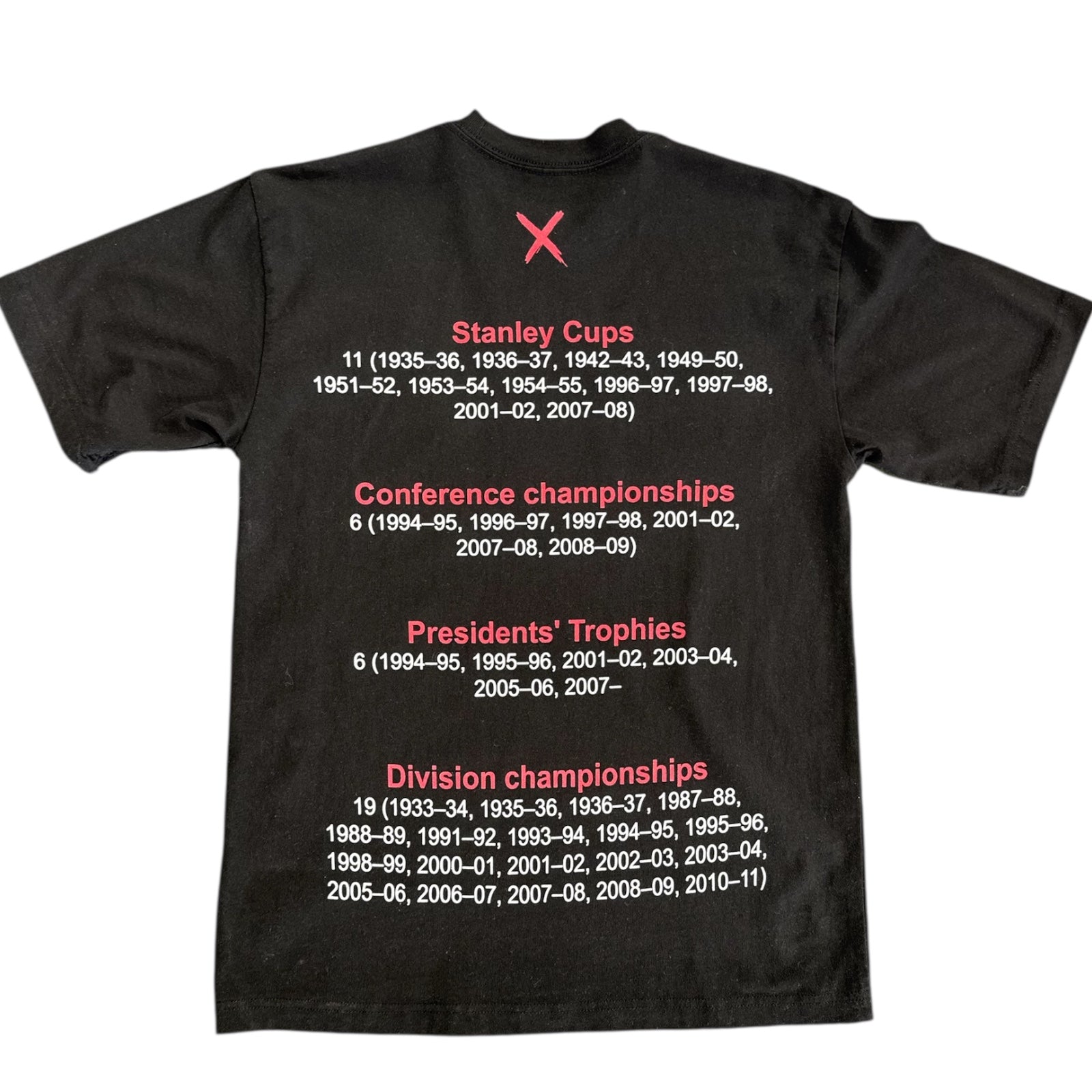 Detroit X Tupac/Redwings Black Tee