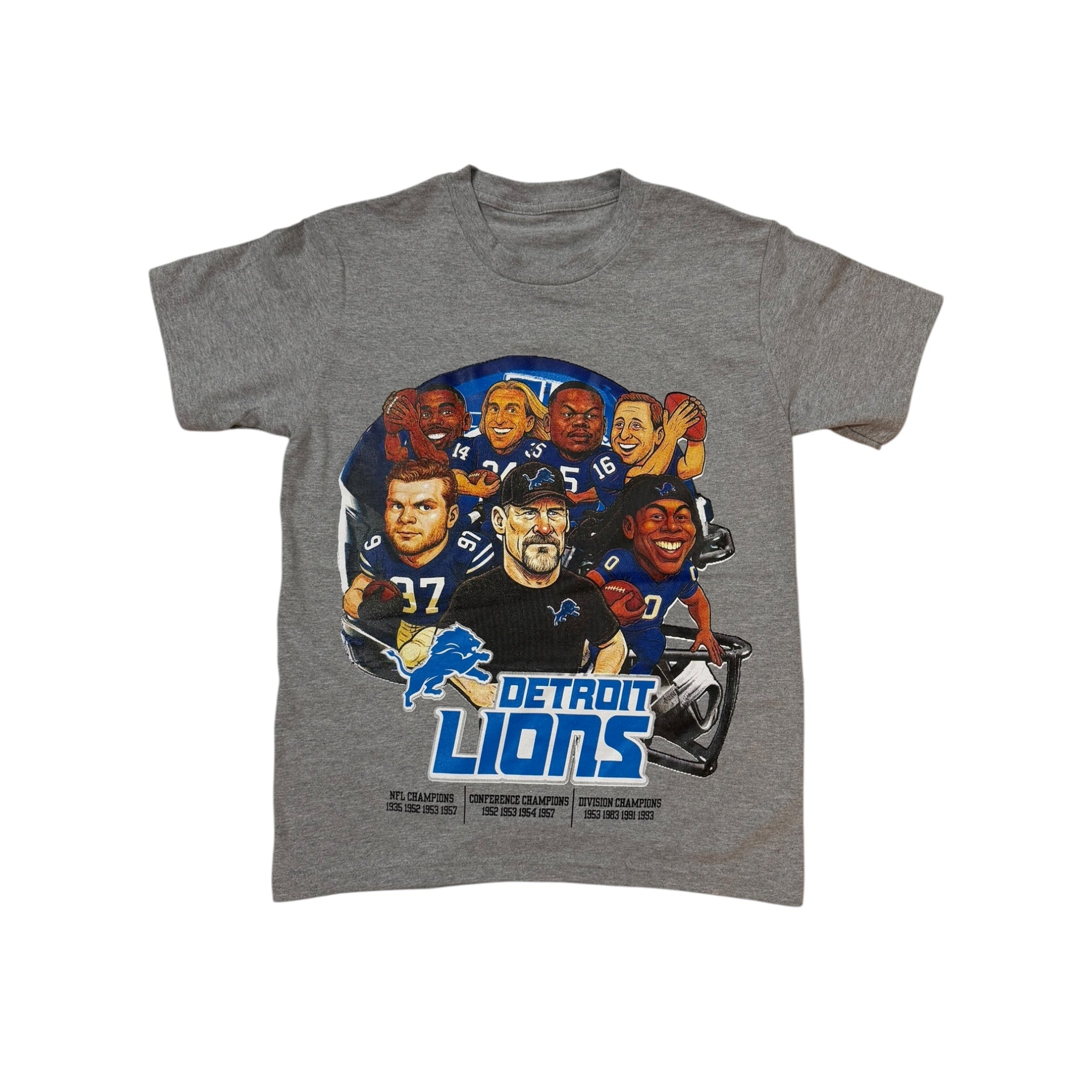 Lions Bobble Head Tee Grey