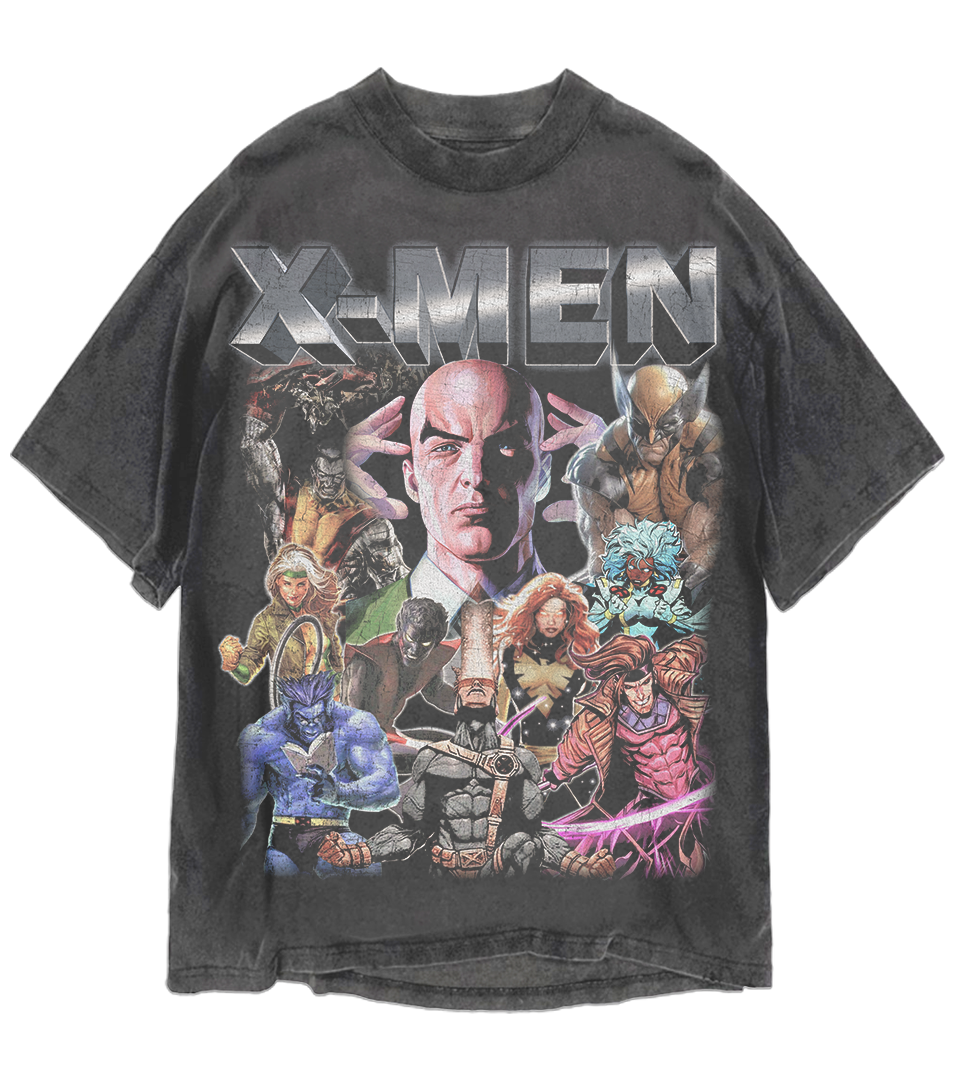 UNLICENSED X-MEN BLACK T-SHIRT