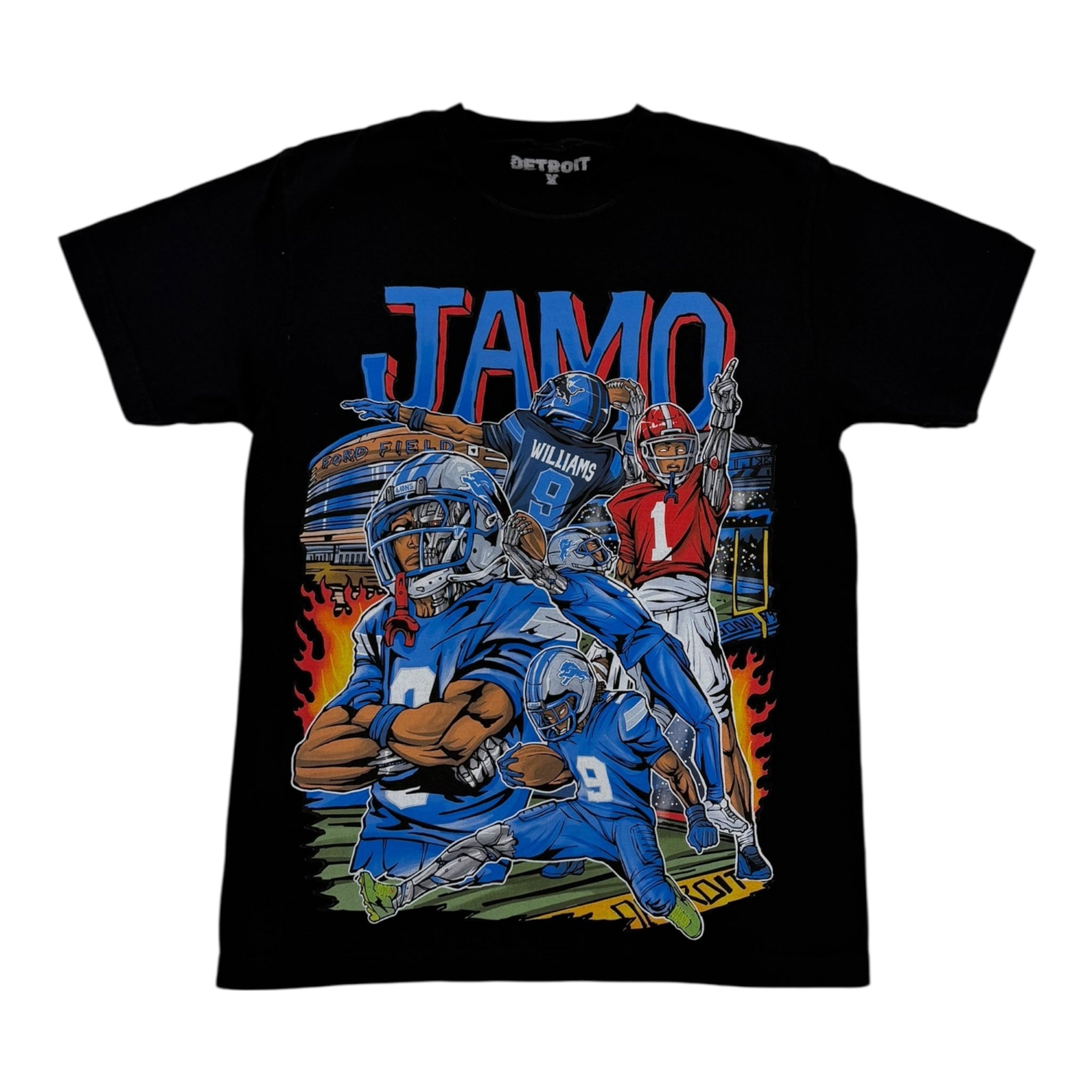 DETROIT X - JAMO BLACK T-SHIRT