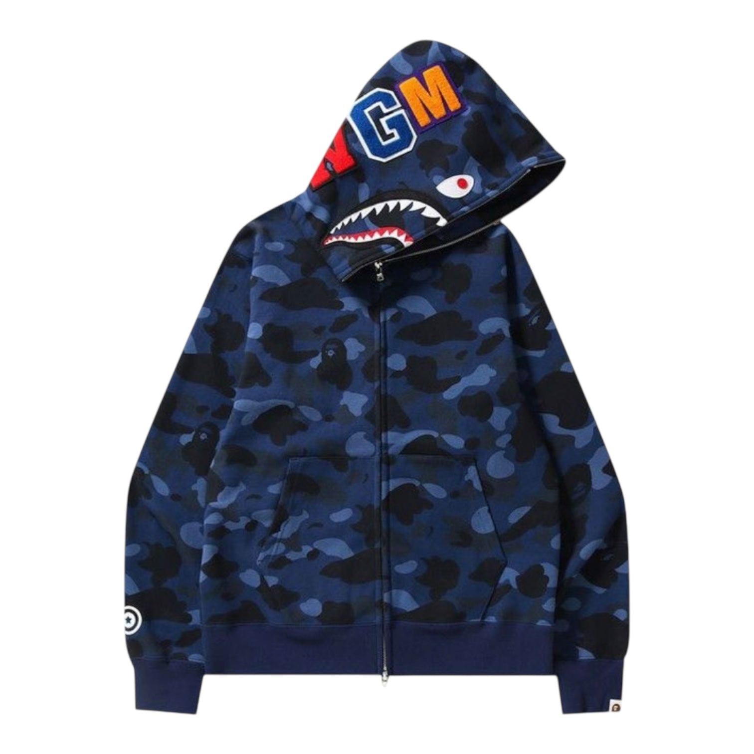 BAPE ABC Camo Shark Full Zip Hoodie