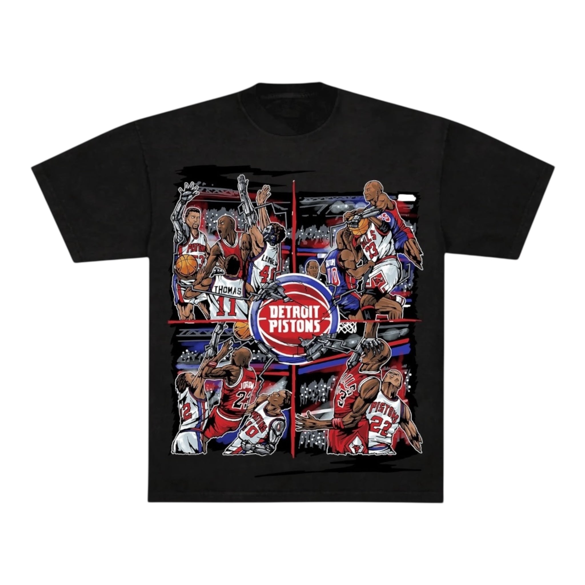 DETROIT X - BAD BOYS BLACK T-SHIRT