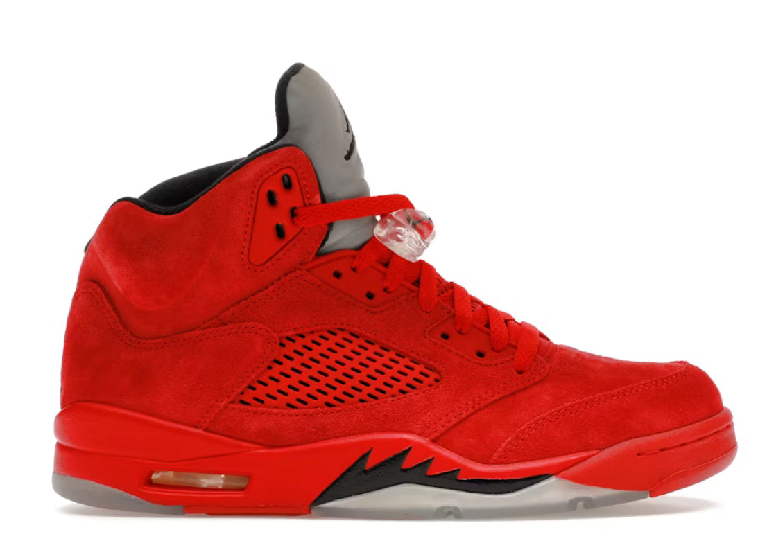 Air Jordan 5 mid retro red suede