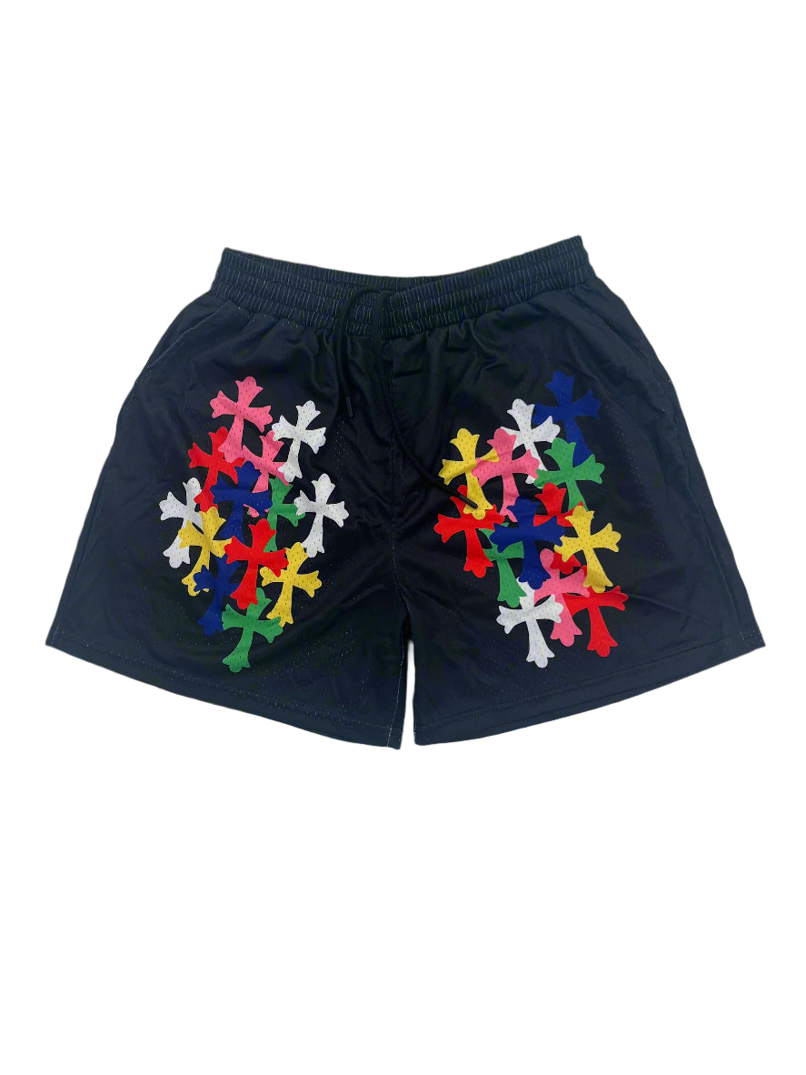 OB Chrome Hearts Print Shorts