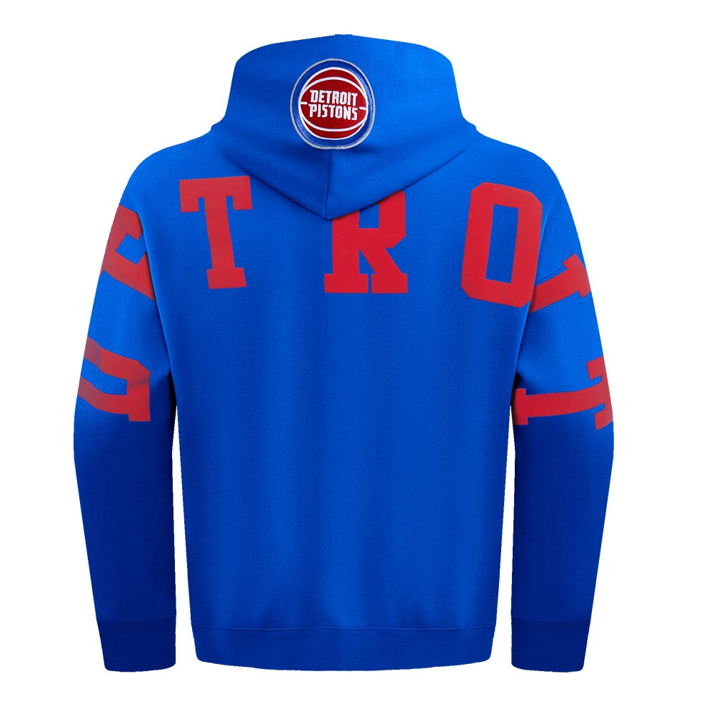 PRO STANDARD - DETROIT PISTONS MEN'S PULL OVER HOODIE WINGSPAN (BDP5515702)