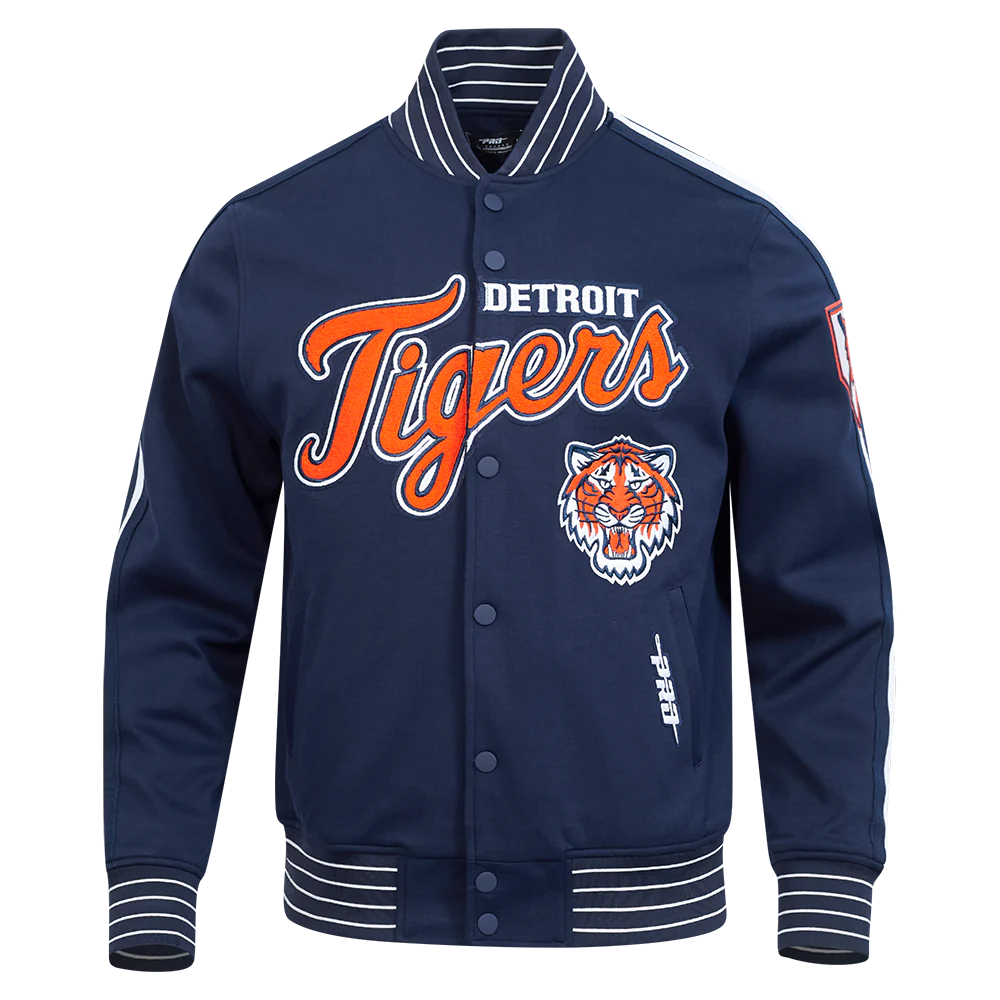 Pro Standard -MLB DETROIT TIGERS CURRENT LOGO PRO GAME DAY MEN'S DOUBLE KNIT JACKET