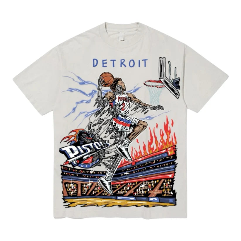 Detroit X Cade cream t Shirt