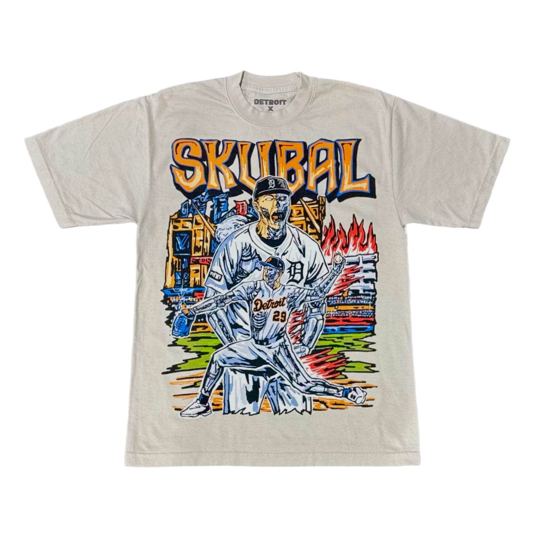 Detroit X Skubal - Cement Gray T-Shirt