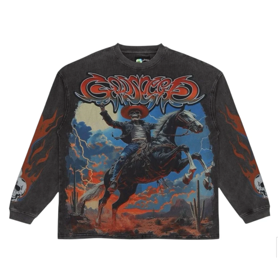 Godspeed Western Long-sleeve (Grey Wash)