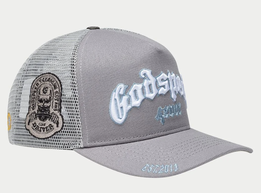 Godspeed Forever Trucker Hat (Cool Grey)