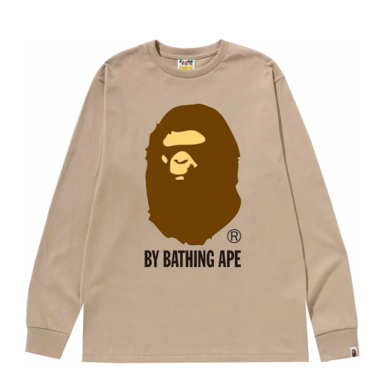 BAPE By Bathing Ape L/S Tee (SS22) Beige