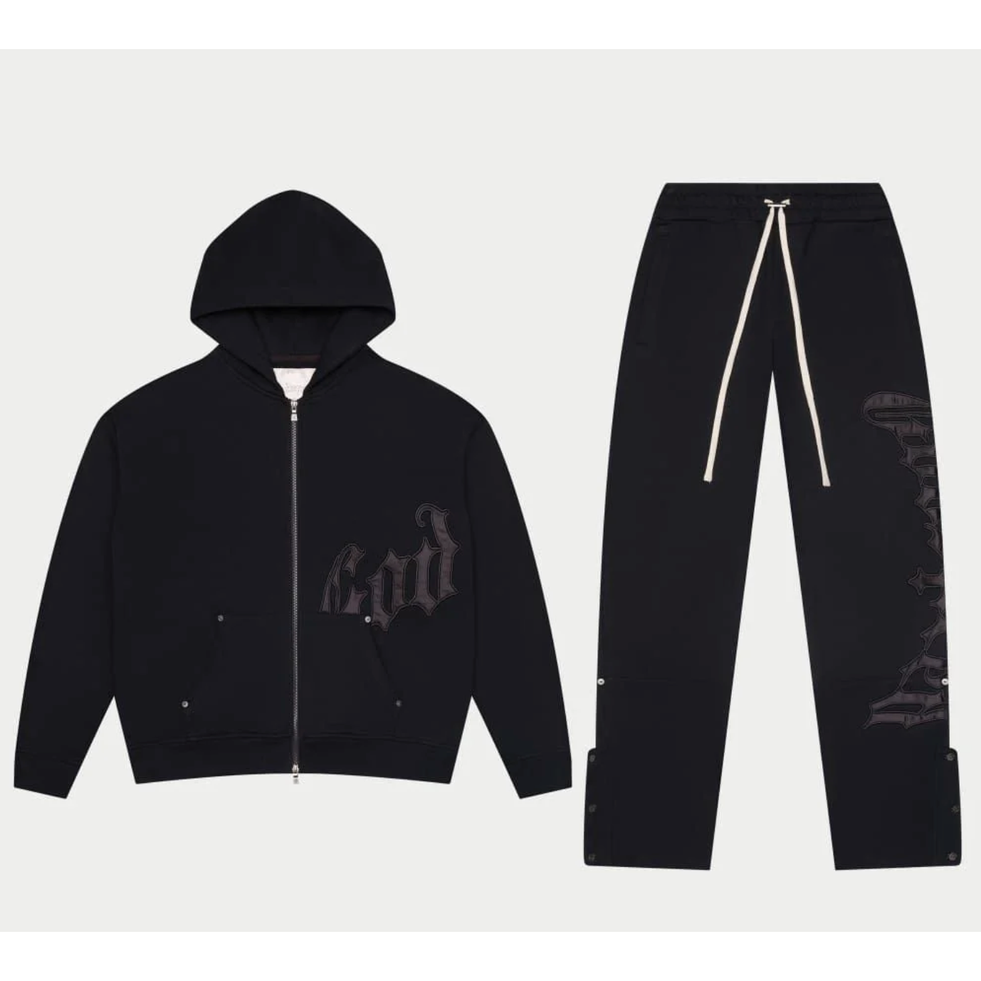 GODSPEED OG Logo Sweatsuit V2 (Black/Black)