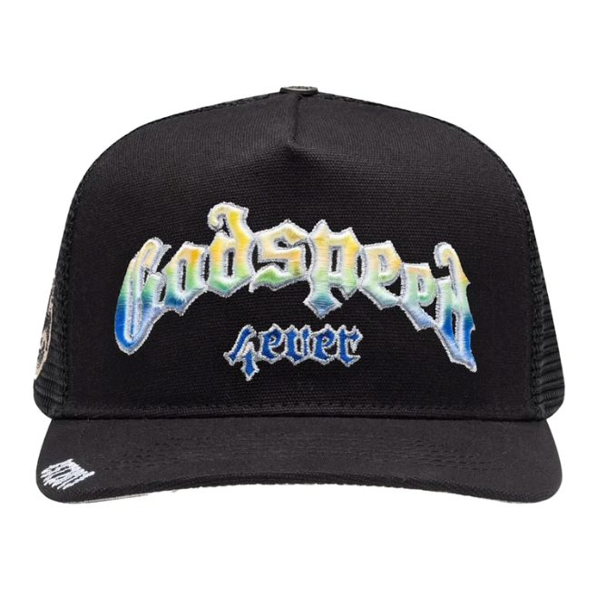 Godspeed Forever Trucker Gradient Hat (Blue Breeze)