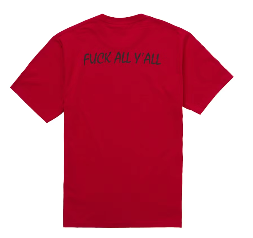 Supreme Split Tee (FW25) Red