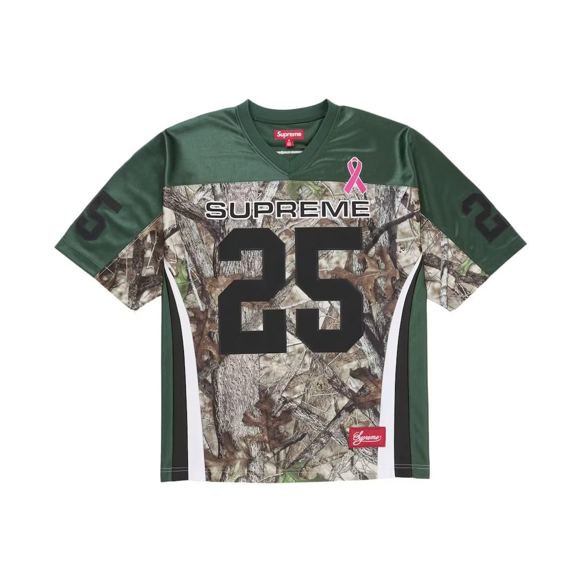 Supreme Breast Cancer Awareness Football Jersey Green