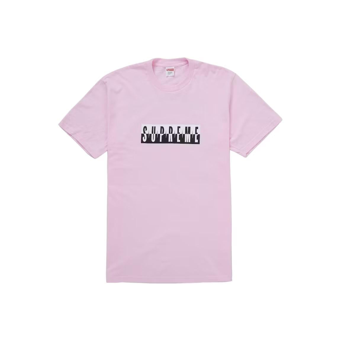Supreme Split Tee (FW25) Light Pink