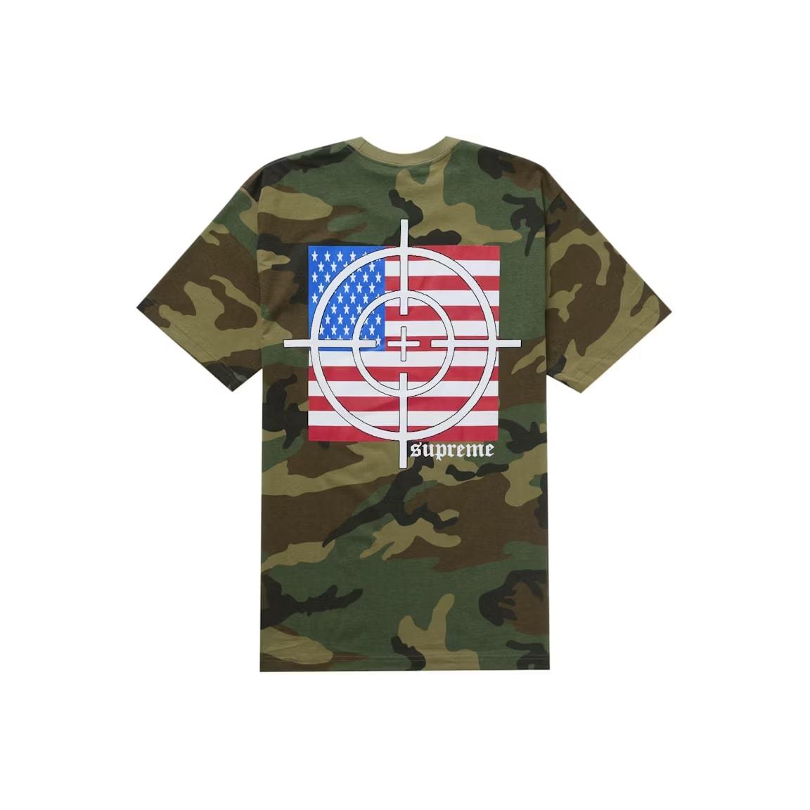 Supreme Target Tee Woodland Camo