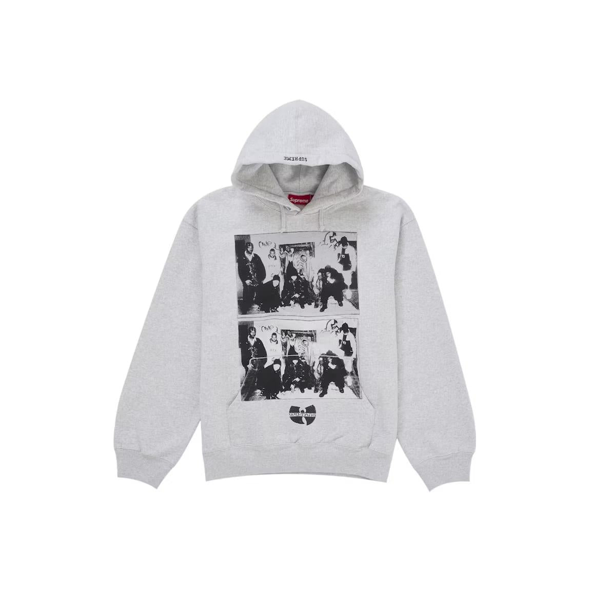 Supreme Wu-Tang Clan Hooded Sweatshirt Heather Grey