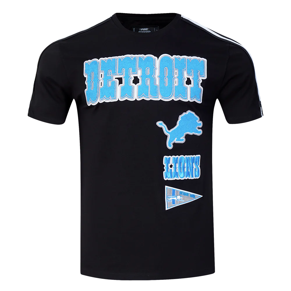 PRO STANDARD - NFL DETROIT LIONS RETRO CLASSIC MEN'S STRIPED TEE