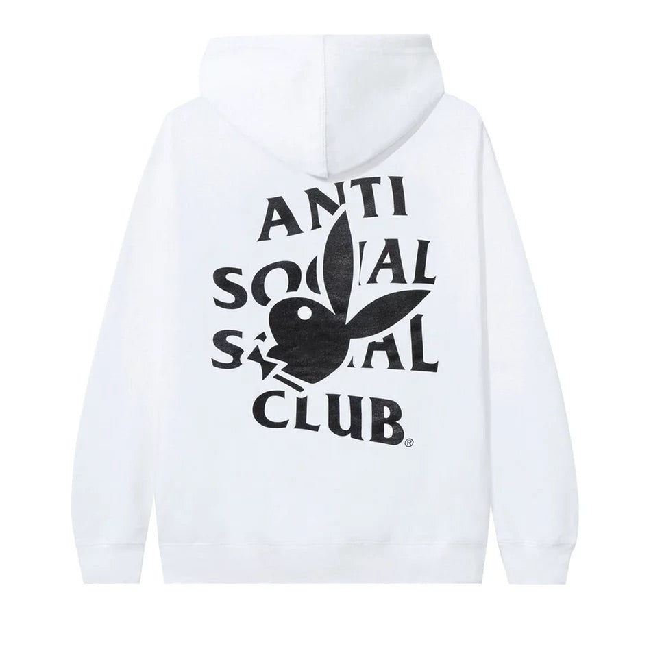 Anti Social Social Club - Playboy Bunny Logo Hoodie White 'White'