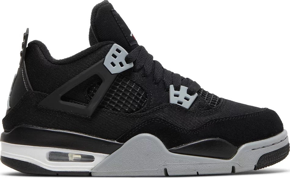 Jordan 4 Retro Black Canvas (GS) - DV0553-006