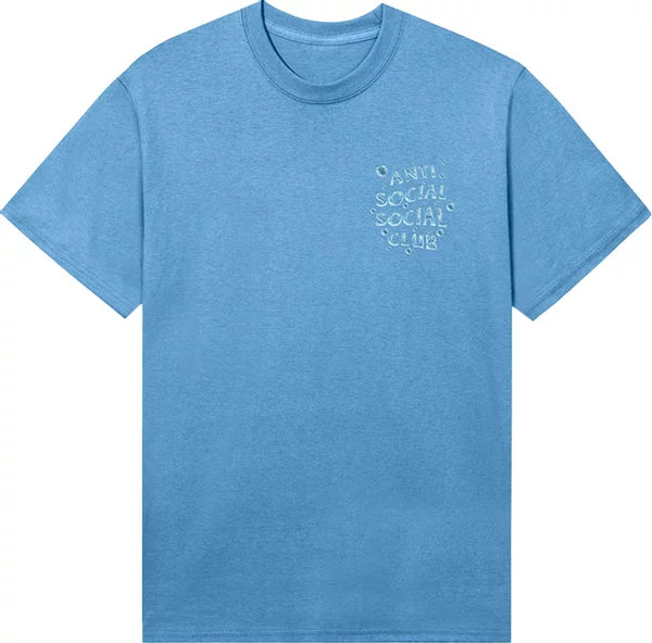 Anti Social Social Club Bubble Logo Tee - Aquatic Blue