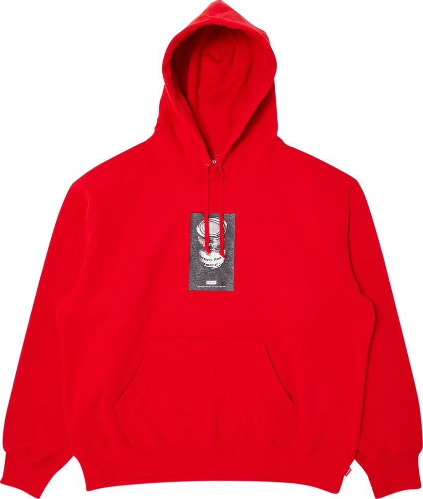 Supreme Soup Can Hooded Sweatshirt Red