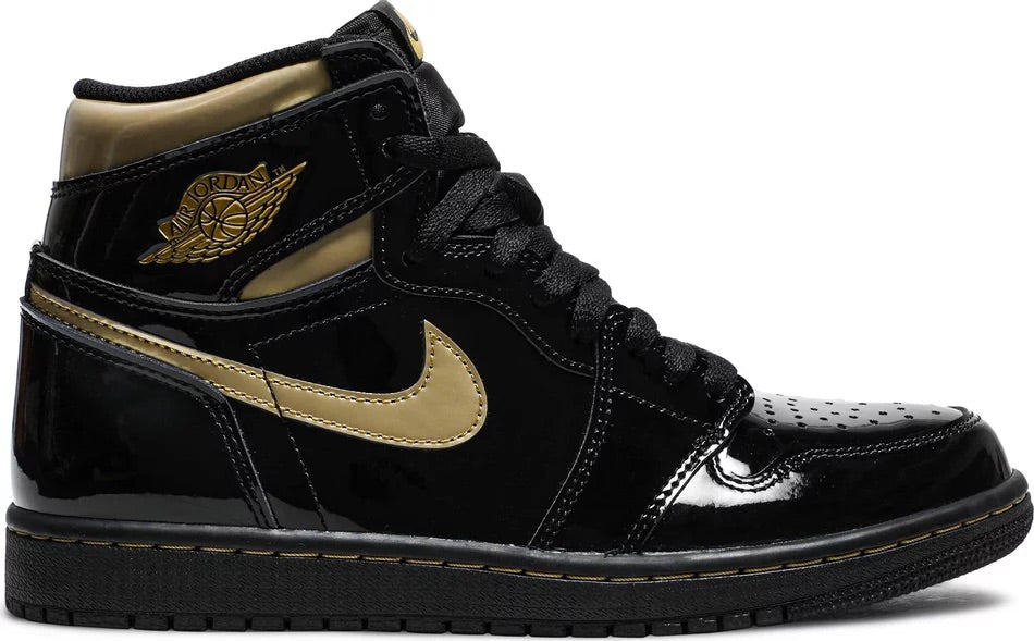 Jordan 1 Retro High Black Metallic Gold (2020) - 555088-032