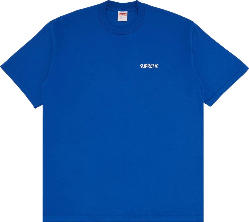 Supreme Black Cat Tee 'Blue'