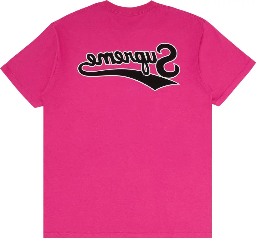 Supreme Backwards Tee 'Fuchsia'