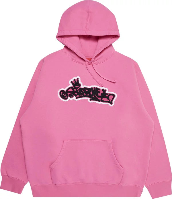 Supreme - Handstyle Hooded Sweatshirt 'Magenta'